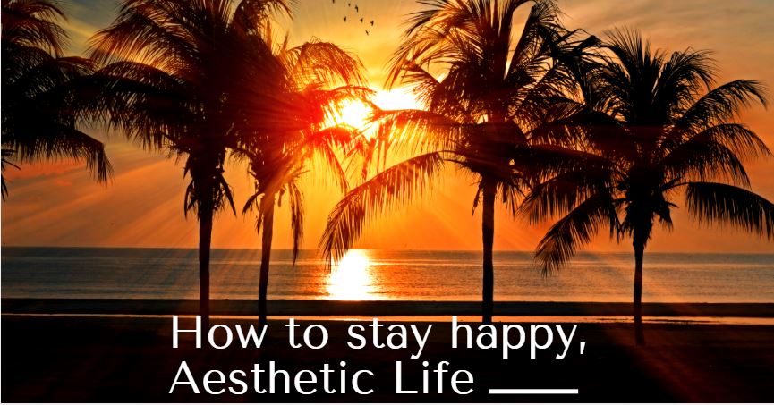 Aesthetic life, happiness, how to be happy