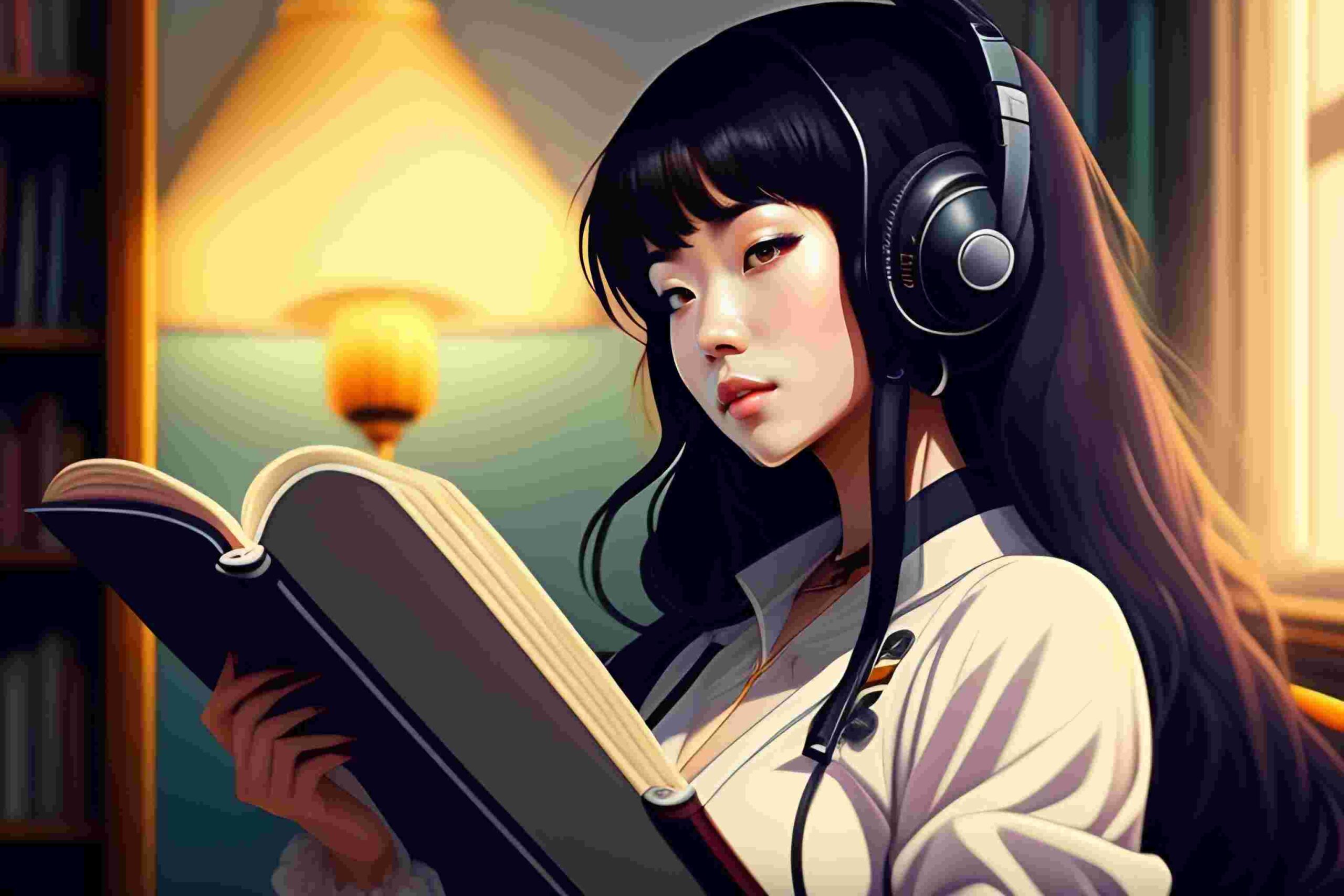 What Nobody Tells You Unveiling Life s Hidden Truths anime woman reading in a room listen lofi music