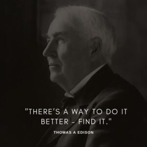 Nothing is ever perfect. Thomas Edison genius quotes