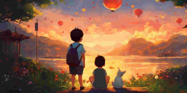 Boy And Girl Friendship In The Style Of Illustrate. Choosing Growth Regret Personal Development 768x384