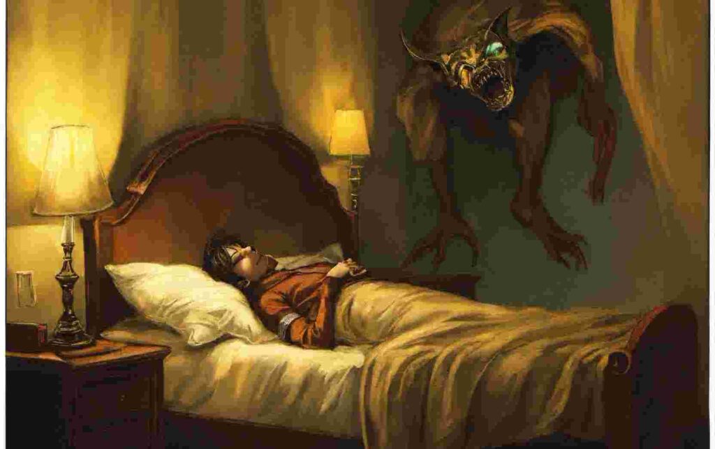 During sleep, some people feel that something heavy, Sleep Paralysis.