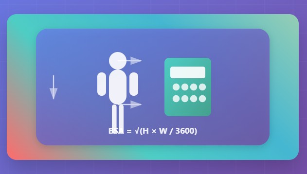 body surface area calculator