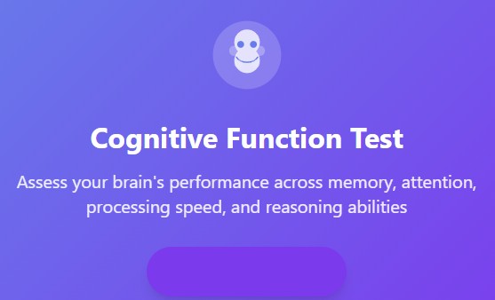 cognitive function test