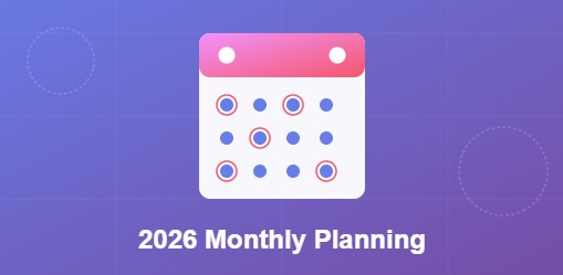 2026 monthly planning