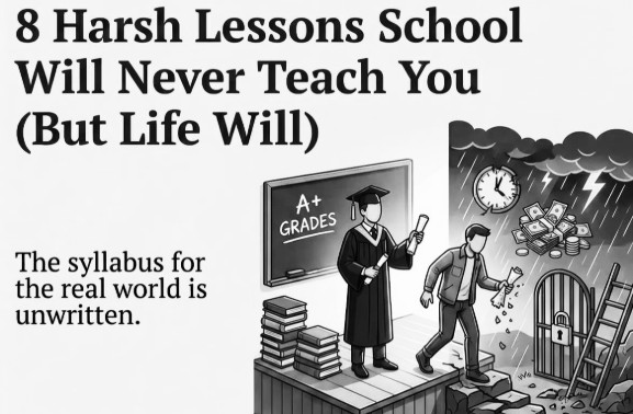8 harsh lessons school will never teach you