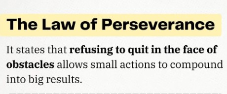 the law of preserverance