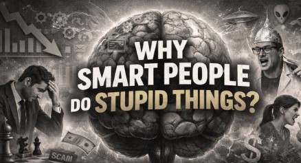 why intelligent people do stupid things