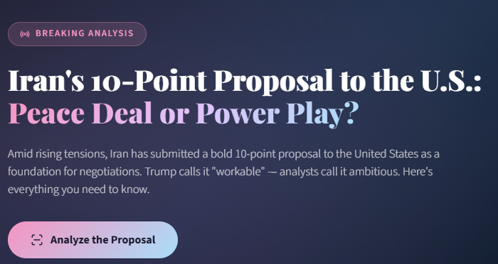 iran's 10 point proposal to the u.s